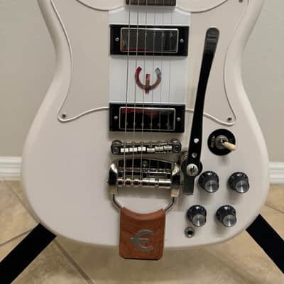 Epiphone Crestwood Custom Tremotone 2020 - Present - Polaris White image 12