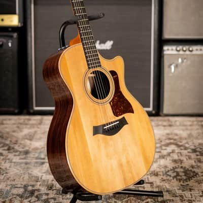 Taylor 414ce Studio Grand Auditorium Acoustic/Electric Guitar - Natural with Gig Bag image 15