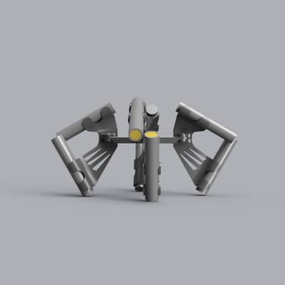 Immagine ORTF 3D Cross Microphone Mount for Spacial Audio - 5