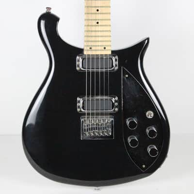 2006 Rickenbacker Colorado 650C Jetglo Black in Original Case Wide Neck Electric Guitar image 8
