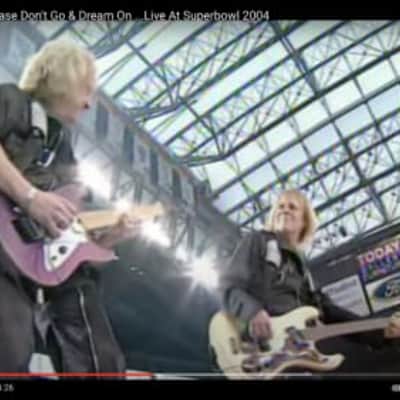 Mosrite Tom Hamilton's Aerosmith, Super Bowl Ventures Model Bass (#66) 1966 - Cream image 2