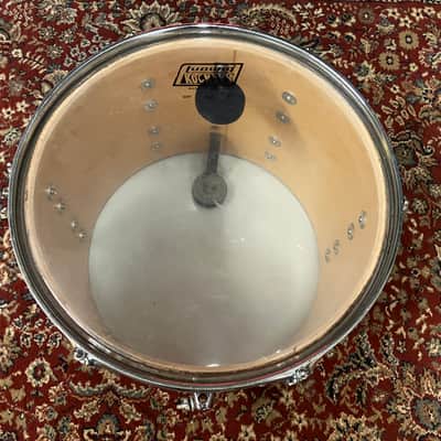 Vintage Ludwig 14x10 Rack Tom White Cortex Blue/Olive Badge USA Late 70s/Early 80s image 4