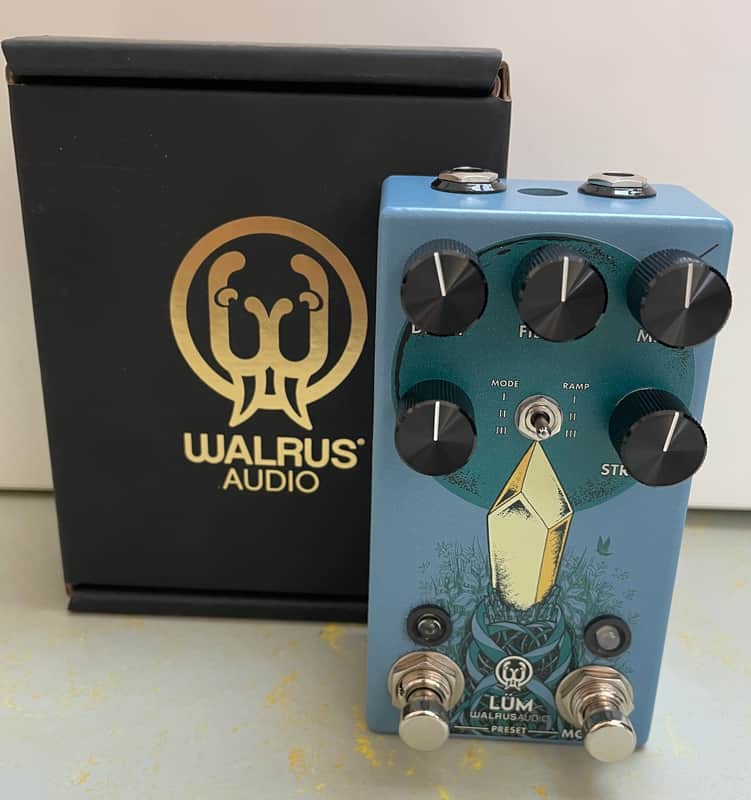 Walrus Audio Lüm Texture Engine 2025 - Muted Blue Matte image 1