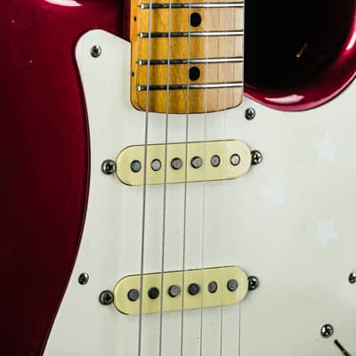 2001/2003 Fender Stratocaster ST-54 neck/ST-62 body MIJ candy apple red image 5