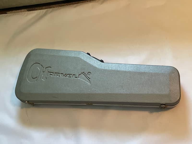 1980's Charvel Deluxe & Fusion Series Toothpaste Dinky Model Grey Chainsaw Guitar Case image 1