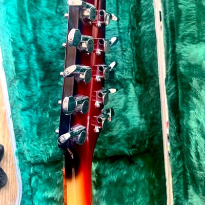 Burns Double Six red 12 String Reissue 2010s - Sunburst image 10