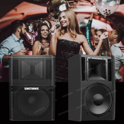 Singtronic 5000W Vocal Karaoke Speakers High End Quality - (Pair) image 3
