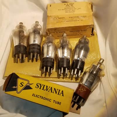 RCA etc. ONE (1) Type 89 Antique tNOS AT1000 TESTED Vacuum Tube Some have greyglass, some have engraved base. Power Pentode 1932-1949 image 1
