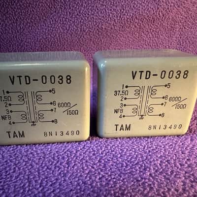 TAMURA TAM Radio VTD-0038 Output-transformers (Pair) ! Finest Marinair-style audio-transformers. Very rare! Tested and perfectly working! Usable as MC Step-up transformer ?! image 5