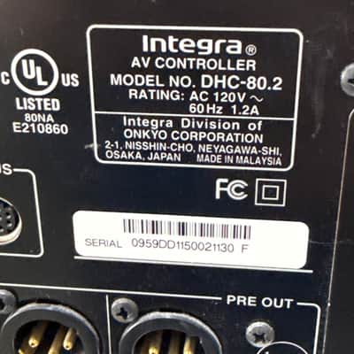 Immagine Integra DHC-80.2 Pre Amplifier 9.2 Channel Black THX Dolby DTS HDMI Preamp XLR - 21