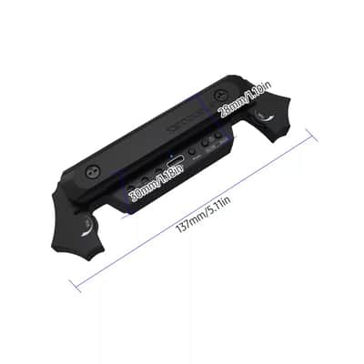 Double X2 Wireless & Wired Acoustic Guitar Pickup System – Soundhole Pickup with Dual Output, Adjustable Controls, Black image 3