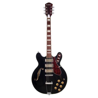 Airline Guitars H77 Black image 7
