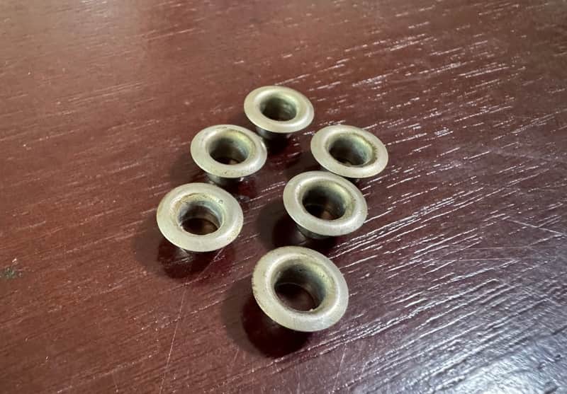 Gibson Vintage 1957 Kluson Nickel Tuner Ferrules Bushings 1956 1958 1959 1960 1961 image 1