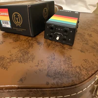 Walrus Audio Canvas Stereo Dual Line Isolator Direct Box 2022 - Present - Black w/ Rainbow Graphic image 2