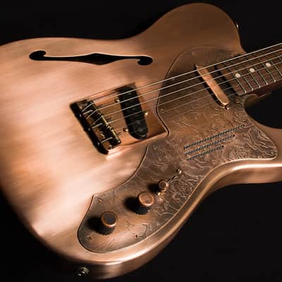 James Trussart Steelcaster Deluxe 2016 - Copper image 1