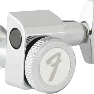 Fender Locking Machine Head Set, Short - Chrome image 3