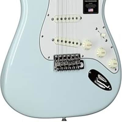 Fender American Vintage II 1965 Stratocaster Electric Guitar. Round-Lam Rosewood Fingerboard, Sonic Blue image 5