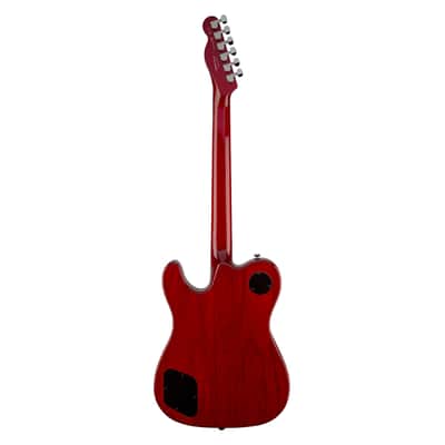 Used Fender Jim Adkins JA-90 Telecaster Thinline - Candy Apple Red image 8