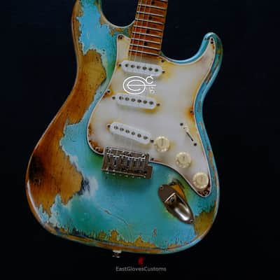 Peavey Predator Daphne Blue Made in USA Aged Heavy Relic image 10