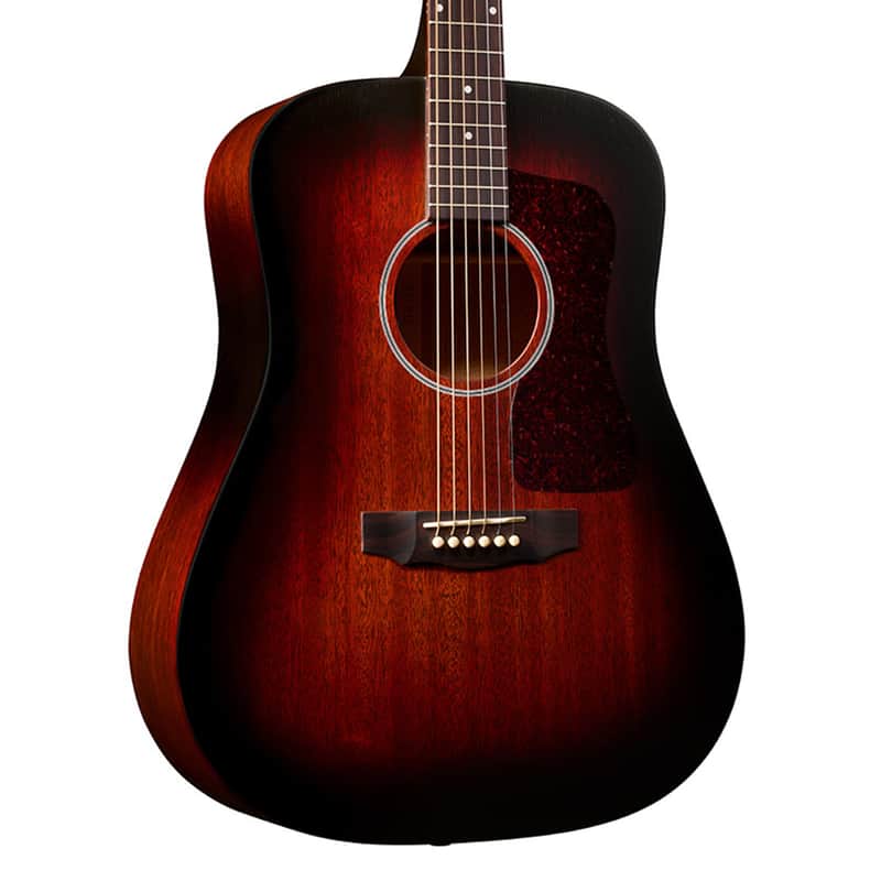Guild D-20E Acoustic-Electric Guitar w/Case - Vintage Sunburst - Open Box image 1