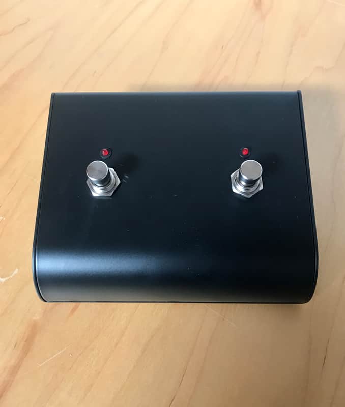 GAPco 2 Button Foot Switch with LEDs and 1/4" Jack Socket (SKU2002) image 1