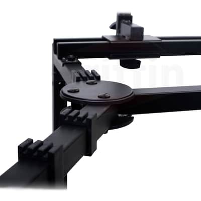Double Piano Keyboard Stand - 2Tier Studio Stage Mixer Laptop Mount DJ Turntable image 6