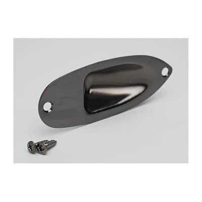 Cosmo Black Gotoh Jack Plate for Stratocaster + 2 screws