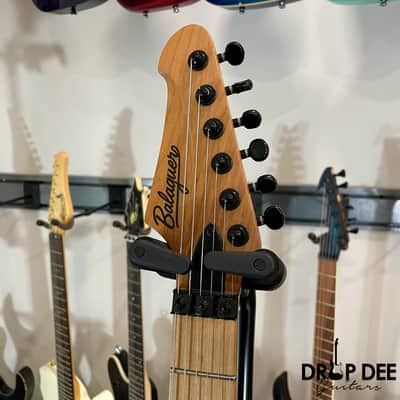 Balaguer Select Series Diablo Retro 27 FR Electric Guitar w/ Bag-Gloss Solid Cerulean Blue image 10