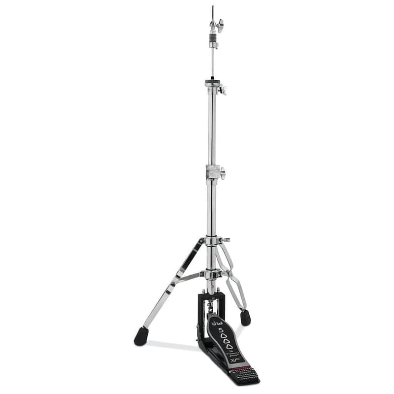 DW DWCP5500TDXF 5000 Series Heavy Duty Hi Hat Stand with Extended Footboard 2-leg image 1