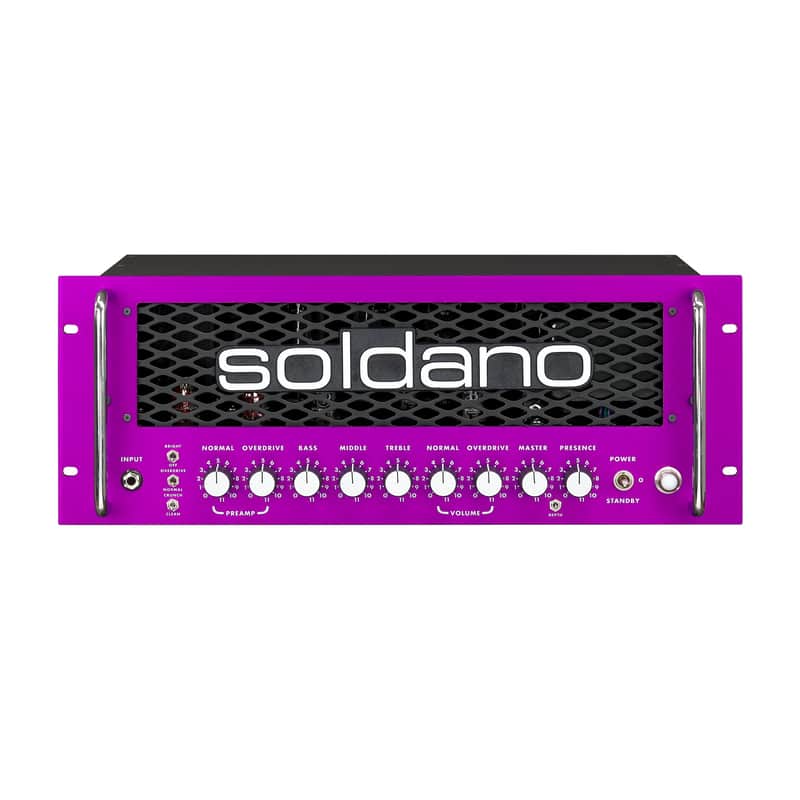 Soldano SLO-100R 2 Channel 100 Watt All-Tube Rackmount Guitar Amplifier Head image 1