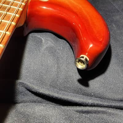2011 Fender American Standard Stratocaster with Rosewood Fretboard - Sienna Sunburst image 11