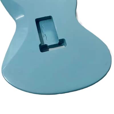 Light Blue Left Handed Jazzmaster Style Guitar Solid Body DIY Project image 6