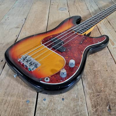 Fender Precision Bass 1963 Refin w/ New Modern HSC - Sunburst image 8