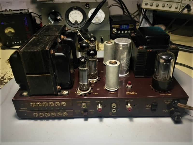Fisher SA-100 Stereo Tube Hifi Amplifier image 1