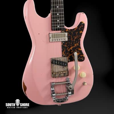 Kithara Guitars Harland Baritone - Shell Pink Relic. NEW, (Authorized Dealer) image 1