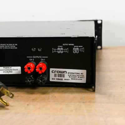 Crown K2 2-Channel Power Amplifier CG01428 image 5