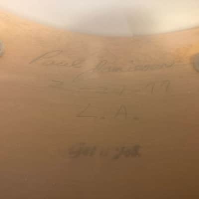 Steve Ferrone's Tom Petty and The Heartbreakers, 1977 Slingerland Radio King "Jamo Special" 5x14" Custom Snare drum. SIGNED! image 3