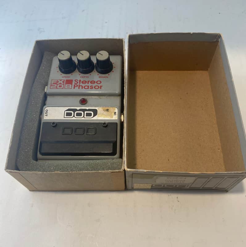 With Box, foam insert, and schematic DOD Stereo Phaser FX20-B 1985 - 1998 - Silver image 1