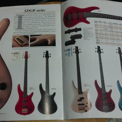 1992, 93 Ibanez supplement guitar catalog image 4