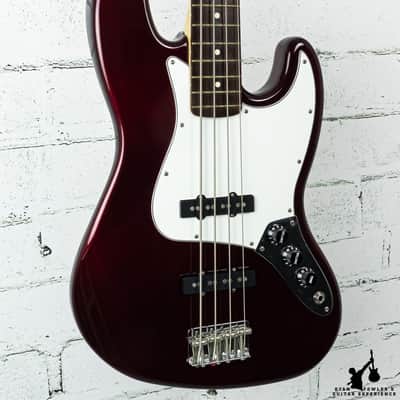 2000 Fender Mexican Standard Jazz Bass Midnight Wine w/ HSC | Reverb