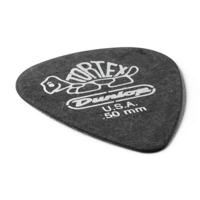 Dunlop 488R.50 Tortex® Pitch Black Standard Guitar Picks 72 Pack image 4