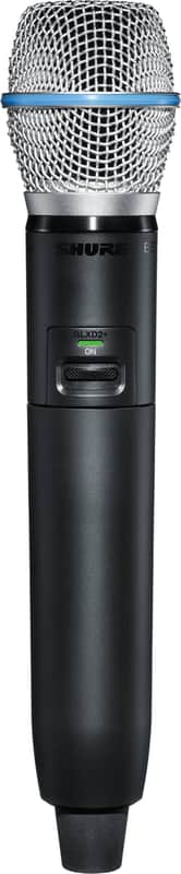 Shure GLXD2+/87A Digital Handheld Wireless Transmitter with Beta 87A Capsule image 1