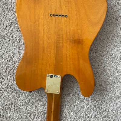 Fender Custom Shop Telecaster Artisan Figured Mahogany 2016 Amber Tinted Lacquer image 5