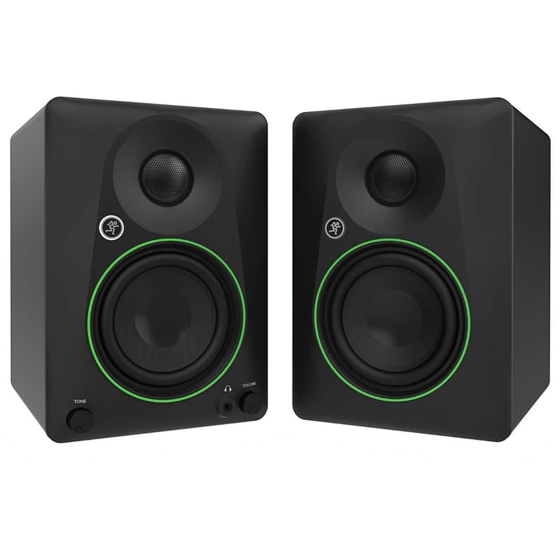 Mackie CR4.5 4.5" Powered Studio Monitor Speakers Pair with Tone Control image 1