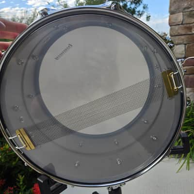 Ludwig Universal Brass 8x14" Snare Drum - Black Nickel over Brass image 3