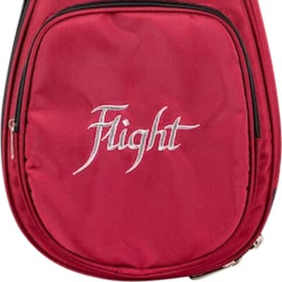 Flight FIREBALL BARITONE EQ-A Solid Mango Top Mahogany Neck 4-String Ukulele w/Padded Gig Bag, Pickup & Humidifier image 11