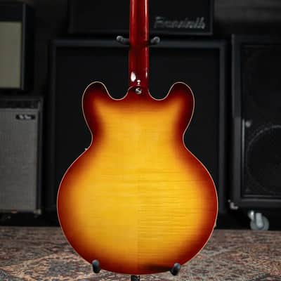 Epiphone ES-335 Figured Semi-Hollow Electric Guitar - Raspberry Tea Burst image 7
