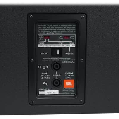 (2) JBL VRX932LA-1 12" 800 Watt Passive Line-Array Speakers in Black image 8
