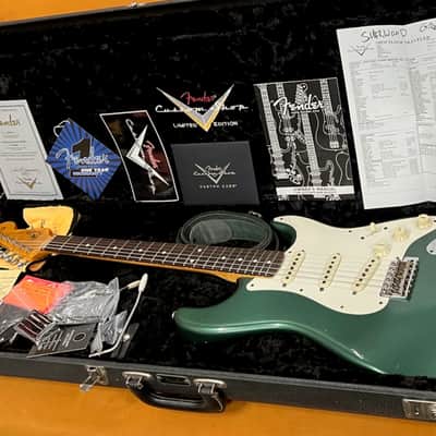 Fender 1959 Fender Stratocaster Custom Shop 2015 - Journeyman Relic Sherwood Green image 3