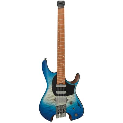 Ibanez QX54QM Electric Guitar, Blue Sphere Burst Flat, Open Box (Very Good) image 2